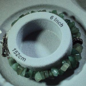 Green Agate & Sterling Silver Reiki Infused